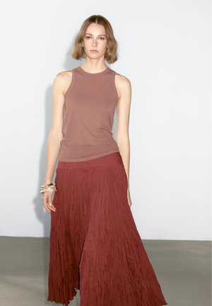 HALTER - Top - mottled pink