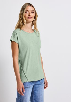 Street One MIT DETAILS - Print T-shirt - grün