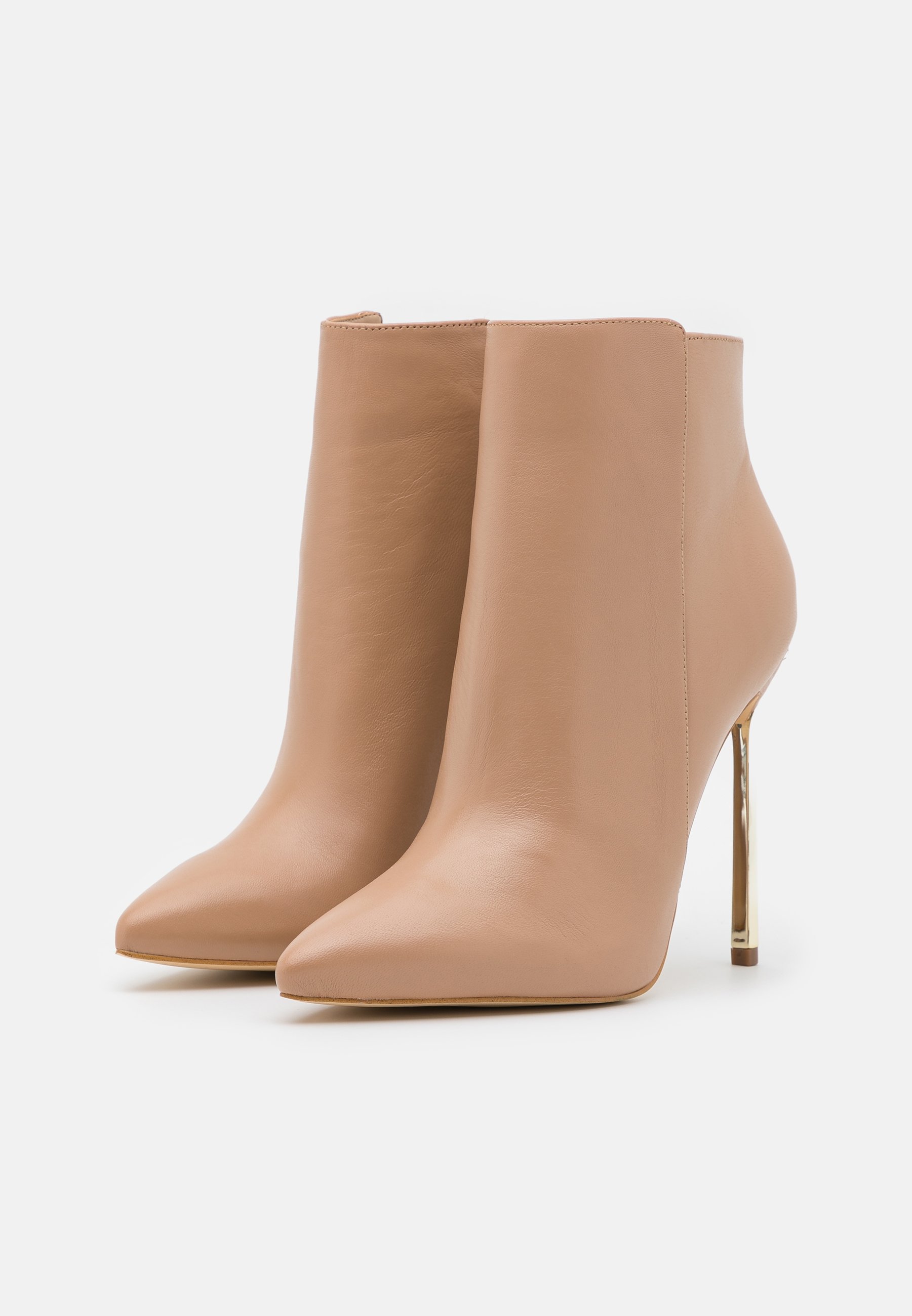 EHREN Enkellaarsjes met hoge hak beige neutro EHREN Enkellaarsjes met hoge hak beige neutro