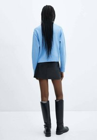Mango Strickpullover - light blue