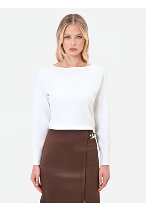 Rinascimento, MAGLIA TINTA UNITA - Maglione - white cream
