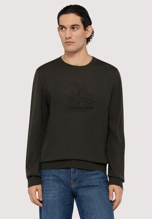 GIROCOLLO IN MISTO CON GENTLE SOCIETY - Strickpullover - green trento