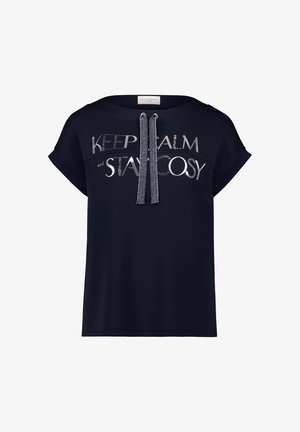 Betty Barclay, BETTY BARCLAY MIT STRASS SWEATSHIRT - T-shirt print - dunkelblau
