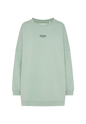 SENSES.THE LABEL, SENSES.THE LABEL SWEATSHIRT OVERSIZED MIT LOGO PRINT - Sweatshirt - frosted lake