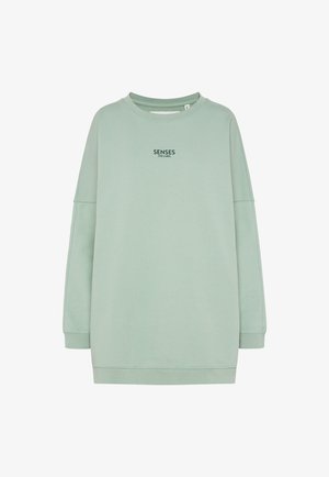 SENSES.THE LABEL, SENSES.THE LABEL SWEATSHIRT OVERSIZED MIT LOGO PRINT - Sweatshirt - frosted lake