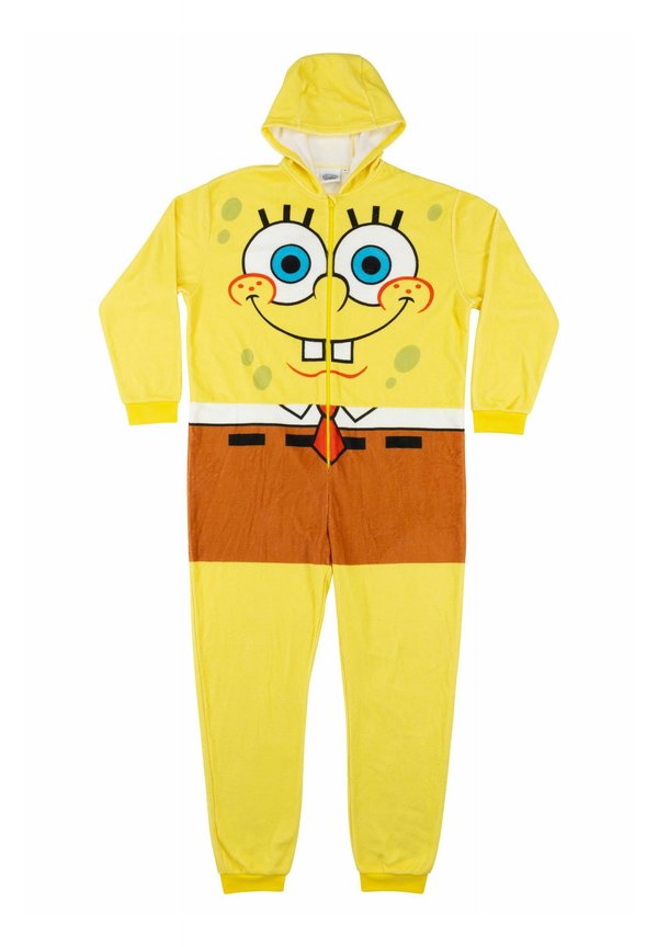 SPONGEBOB SCHWAMMKOPF KOSTÜM  MIT  KARNEVAL HALLOWEEN COSPLAY  - Jumpsuit - gelb