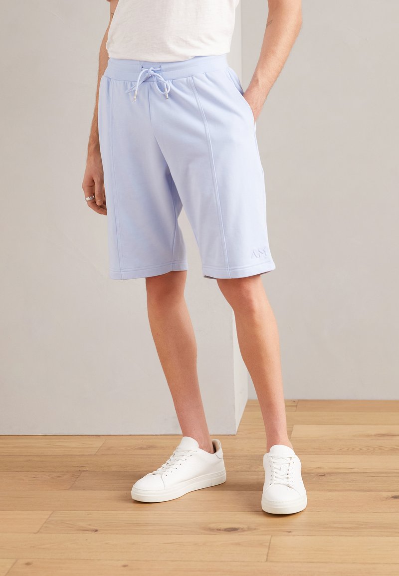 Antony Morato REGULAR FIT WITH LOGO - Pantalon de survêtement - sky blue