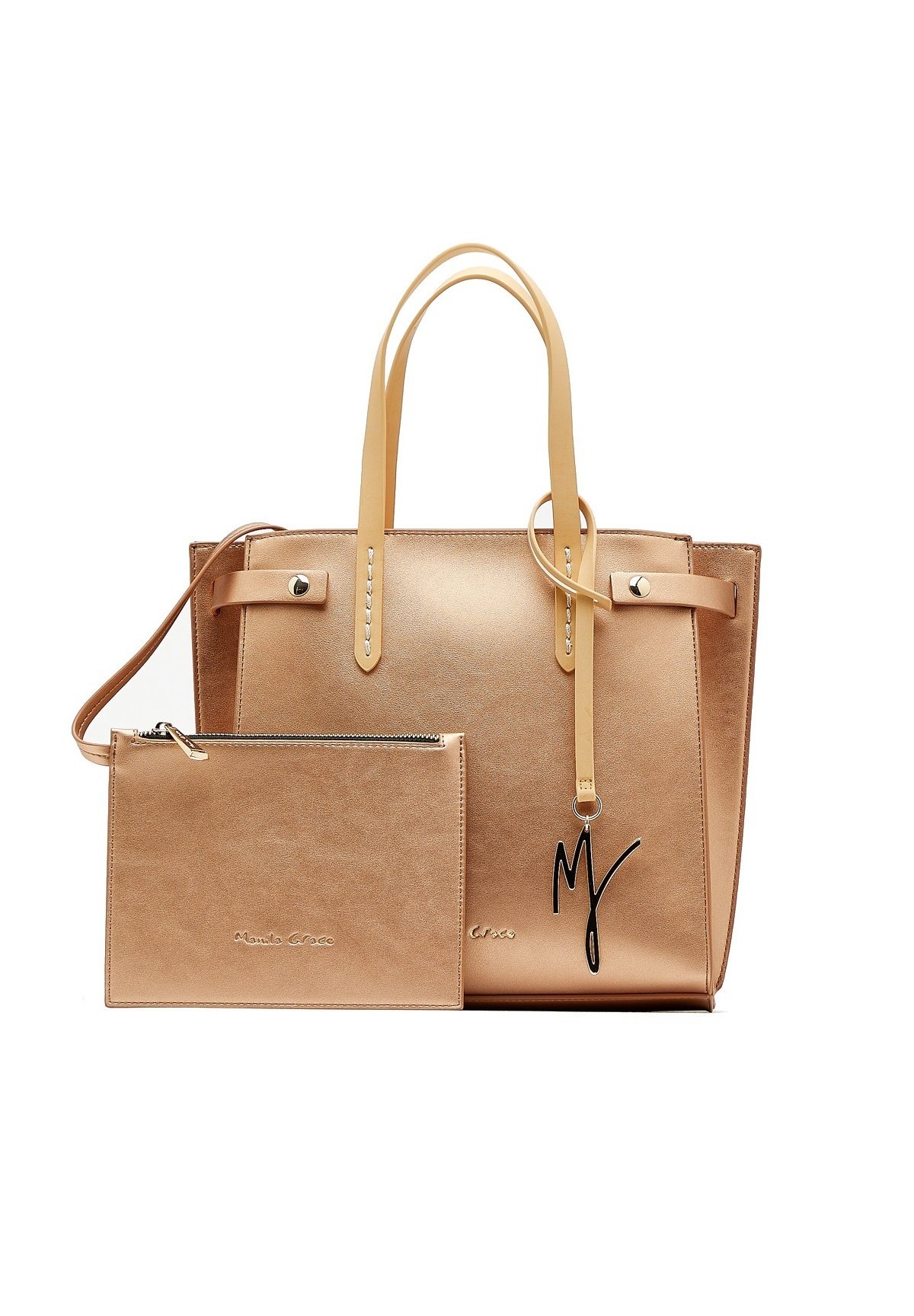 Manila Grace FELICE Borsa a mano bronzo