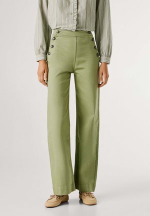 FERGY - Straight leg jeans - pea green