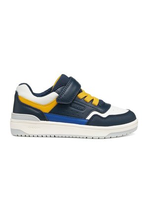 Geox, J WASHIBA BOY - Baskets basses - navy yellow
