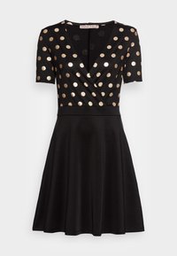 Não selecionado, gold/black