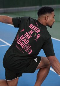 adidas Performance - PADEL ZONE GRAPHIC - Print T-shirt - black Thumbnail Image 1