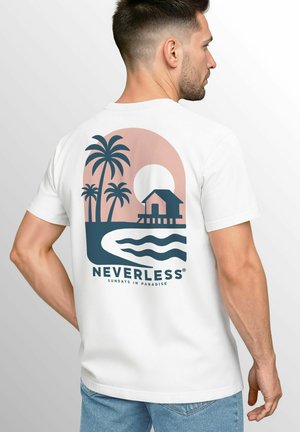 BACK SOMMER GRAFIK MIT PALMEN-FASHION - T-Shirt print - weiß