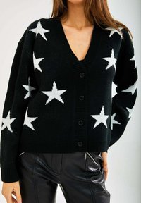 Liquorish STAR  - Cardigan - black
