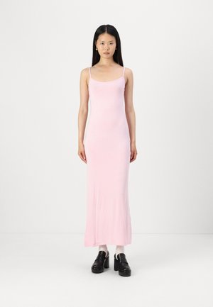 Gina Tricot SOFT TOUCH MAXI SLIP DRESS - Jersey dress - pink lady