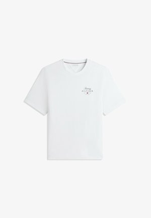 Tommy Hilfiger, BT-SCRIPT STACK TEE-B - BRAND LOVE - T-shirt basic - white