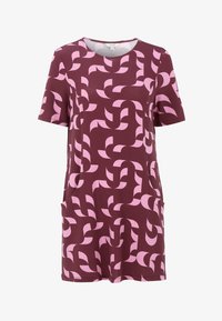 Non sélectionné, wine red patterned