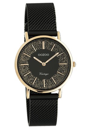 OOZOO, VINTAGE - Watch - schwarz- und roségoldfarben