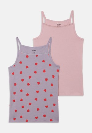 NKFSTRAP HEARTS 2 PACK - Undertrøye - lavender gray
