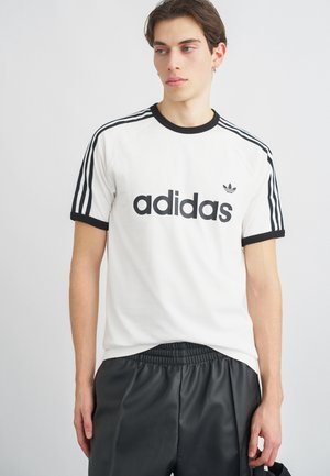 RINGER TEE UNISEX - Tričko s potlačou - white