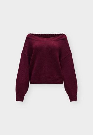 Hollister Co., ONLY LOFTY SLOUCHY - Пуловер - bordeaux