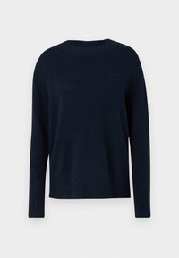 STAND COLLAR - Strikkegenser - evening blue