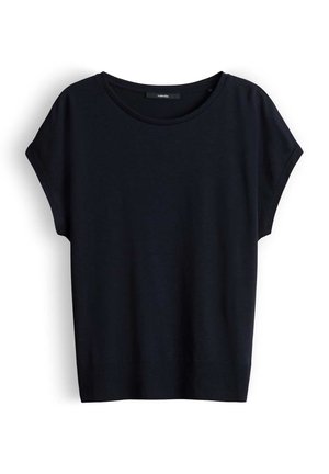 someday., RELAXED RIB DETAIL - Basic T-shirt - true navy