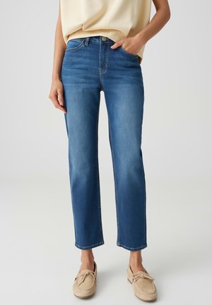 OPUS MID RISE CROPPED STRAIGHT FIT - Jeans a sigaretta - mid azure blue