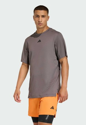 D4T PRIMELIFT 3 STRIPES  - Sport T-Shirt - charcoal