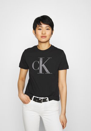 BONDED FILLED TEE - T-shirt con stampa - black