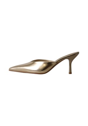 JOIA PARIS ESCARPINS À TALON JOIA - Heeled mules - gold-coloured