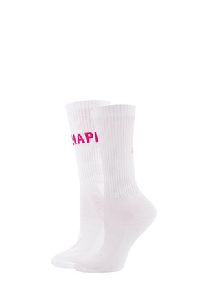 BE HAPPY/CIAO AMORE DOPPEL 2 PACK - Socken - weiß