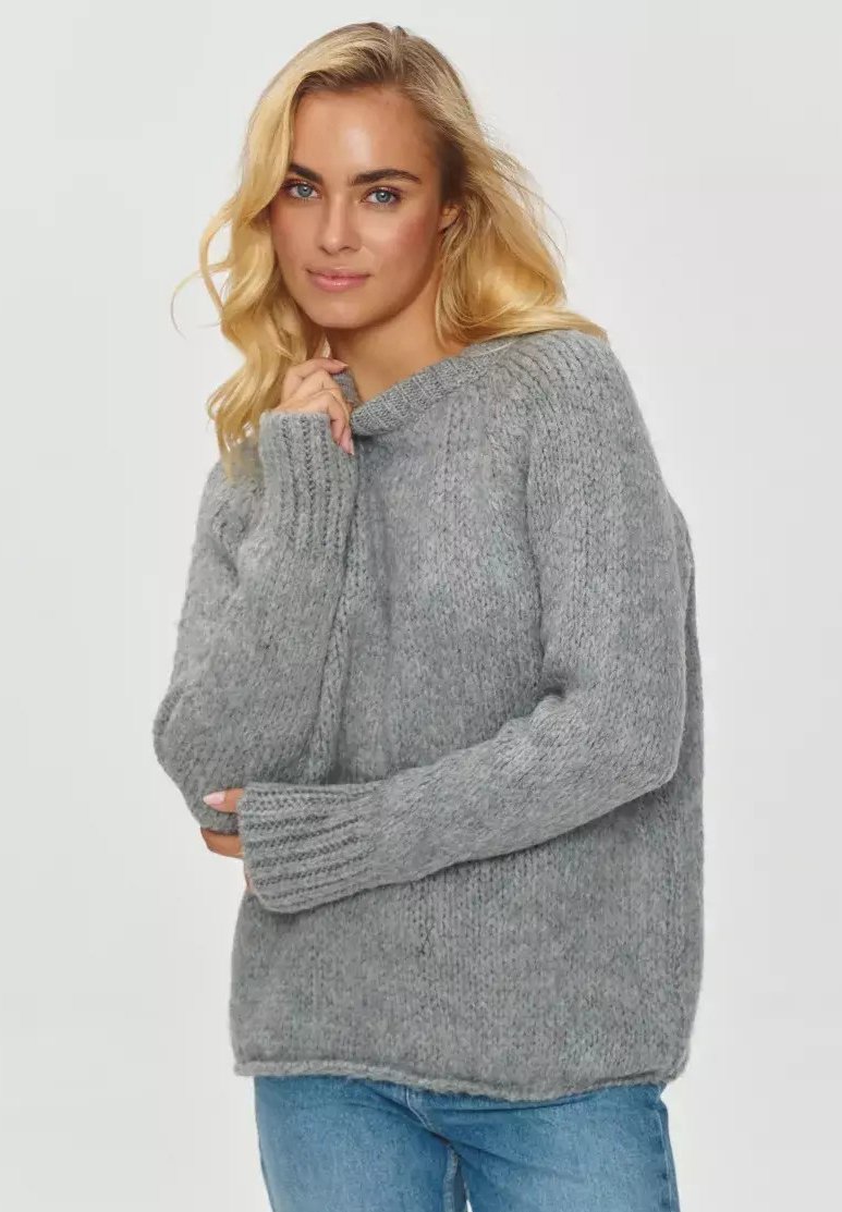 Makadamia LUŹNYM KROJU szary