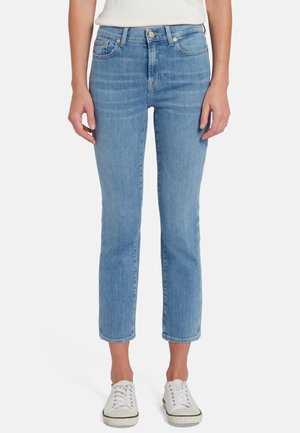 CROP - Jeans a sigaretta - light blue