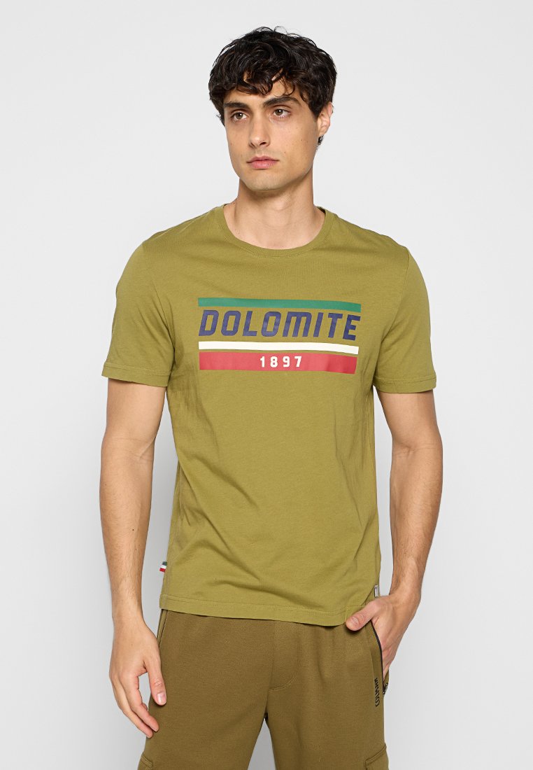 Dolomite T-shirt print kaki Dolomite T-shirt print kaki