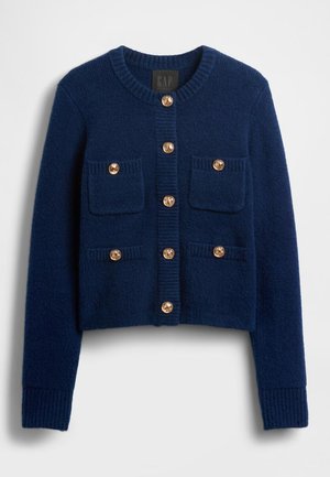 GAP GAPSTUDIO CROP CARDIGAN - Cardigan - classic navy