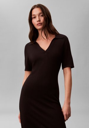 DRESS - Pulóverruha - black