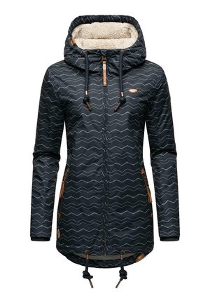 ZUZKA - Manteau d'hiver - navy zig zag21
