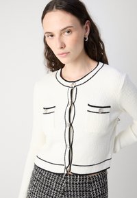 Morgan Cardigan - ivoire noir