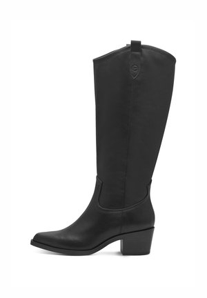 Tamaris Plateaulaarzen - black