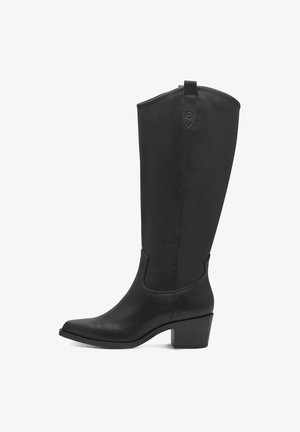 Tamaris Plateaulaarzen - black