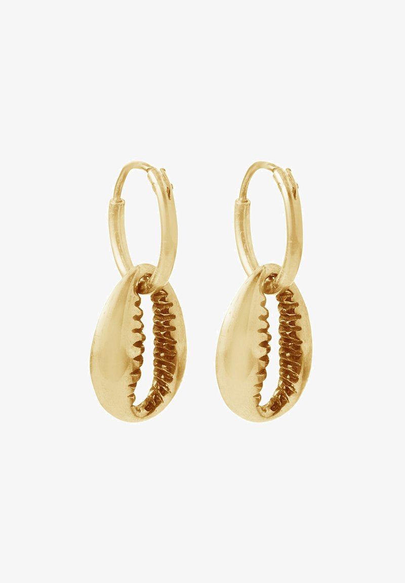 Gemshine MARITIM NAUTICS MUSCHEL - Earrings - gold coloured