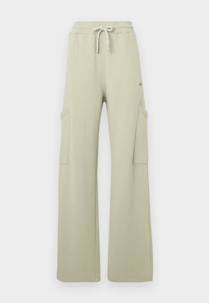 BOOKISH FLOWERS - Donji dijelovi trenirke - light green