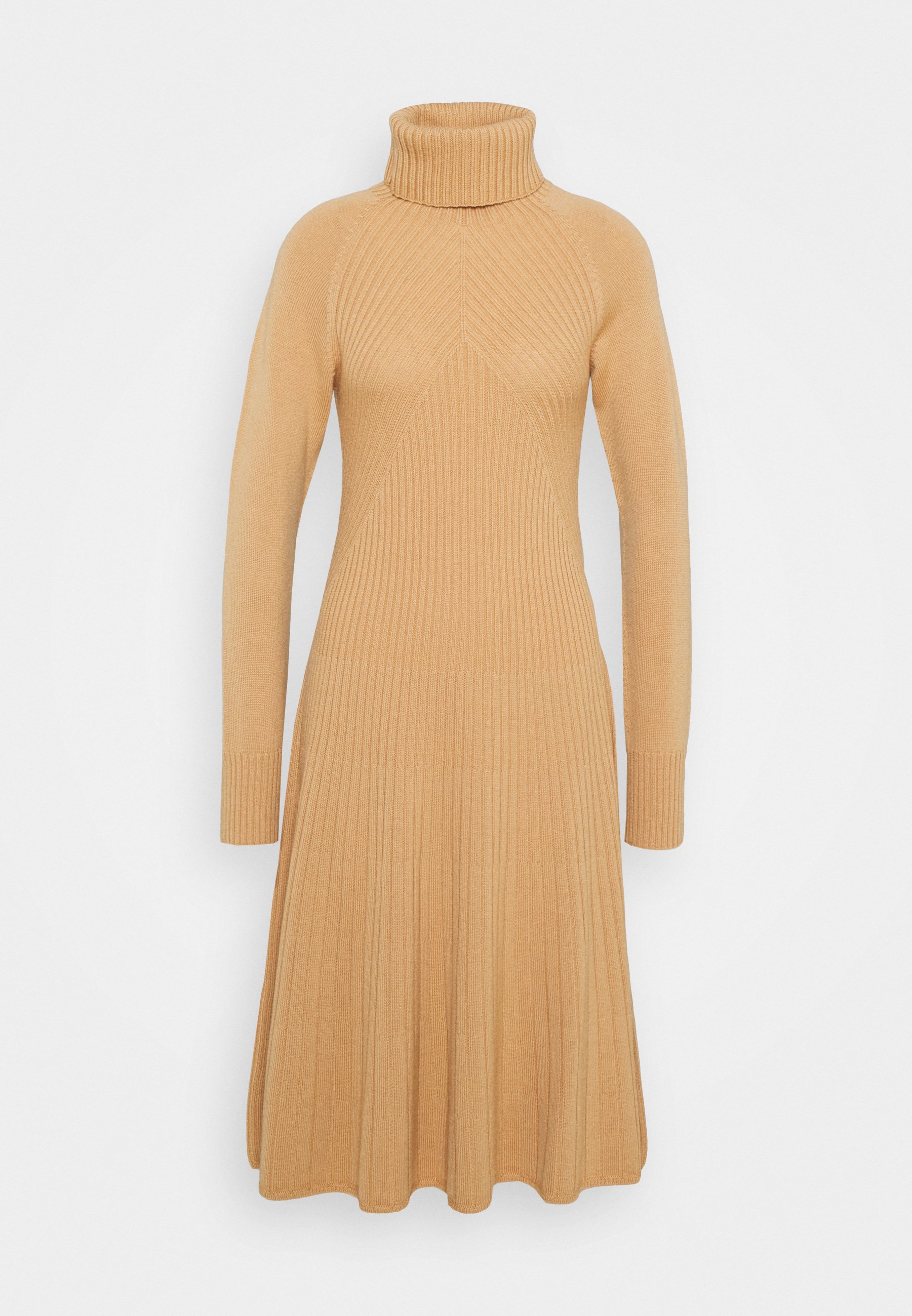 apricot jumper dress
