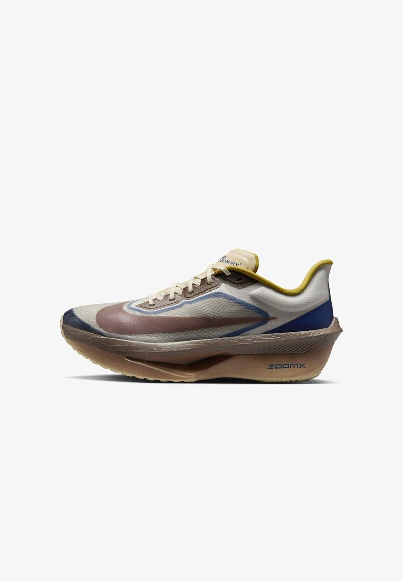 Nike Performance ZOOM FLY 6 PRM - Katujuoksukengät - light bone cave stone blue void burgundy crush
