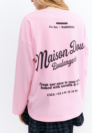 PULL&BEAR Maglietta a manica lunga - pink