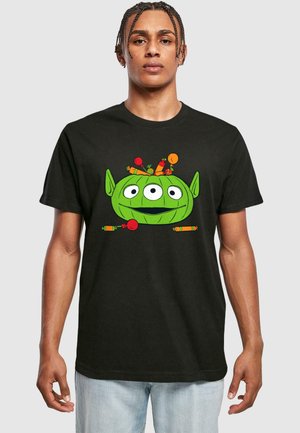 TOY STORY - ALIEN HALLOWEEN PUMPKIN BASKET - Print T-shirt - black