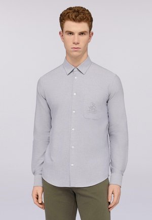 REGULAR FIT CON RICAMO GENTLE SOCIETY - Hemd - grey verona