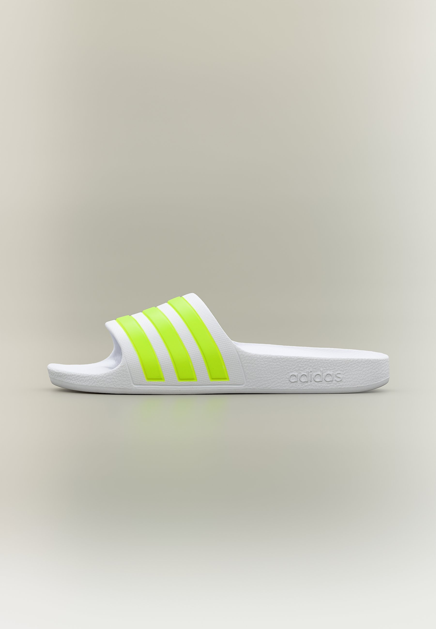 adidas Neon Yellow-Green Slide Sandals adidas Adilette Aqua Slides - Men main image 3