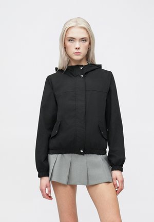 JDY JDYHAZEN SHINE JACKET - Giacca da mezza stagione - black/white